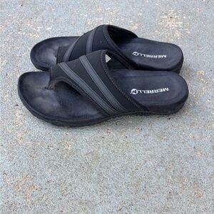 Merrell Men's Black Flip-Flops